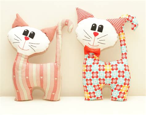 Cat Plush Toy Sewing Pattern