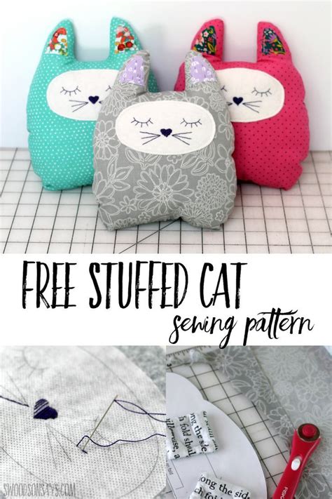 Cat Sewing Pattern for Beginners