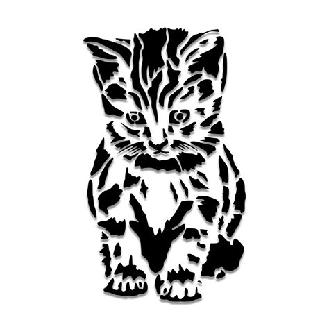 Cat Stencil Art