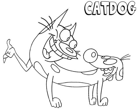 CatDog coloring pages