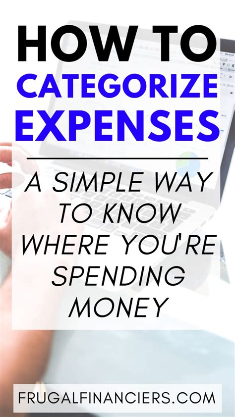 Categorizing expenses