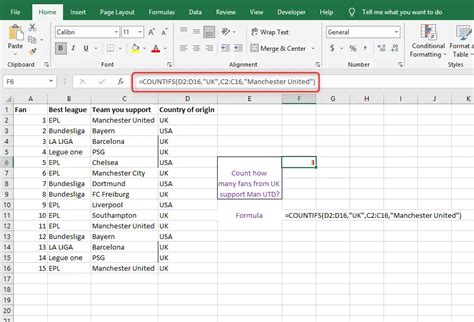 Category assignment in Excel