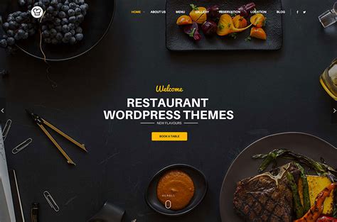 Catering Booking Website Template for WordPress