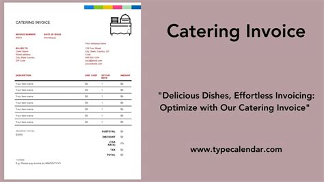 The importance of catering invoices for smooth operations