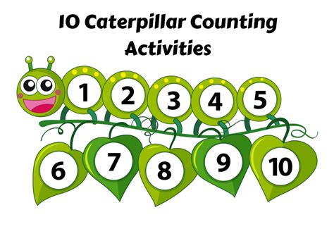 Caterpillar Counting Printable