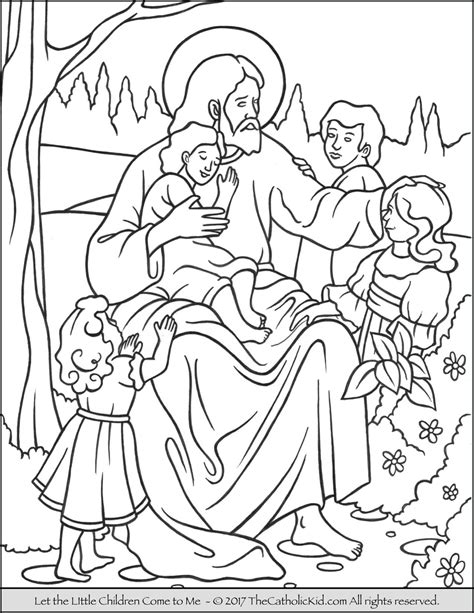 Catholic coloring pages for kids