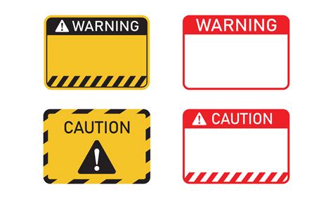 Caution Label Template