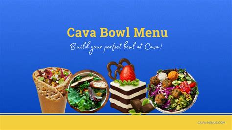 Cava Menu Bowls