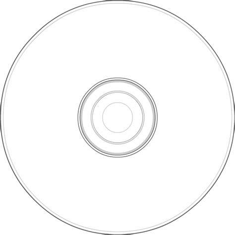 CD Label Template 4