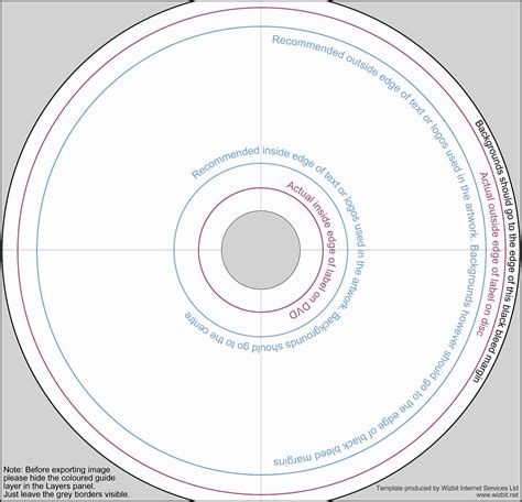 CD Label Template 6