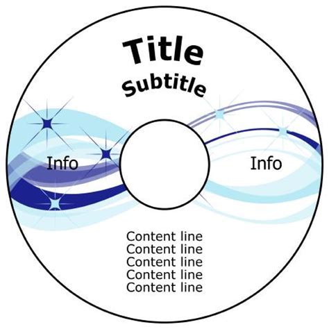 CD Label Template