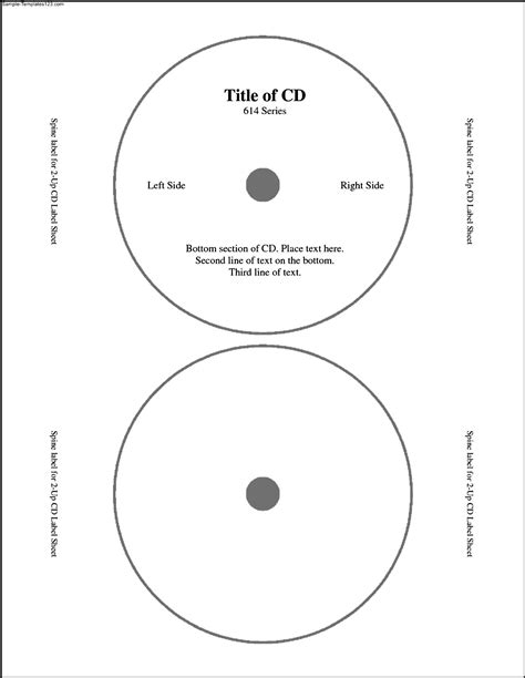 CD Label Template Download