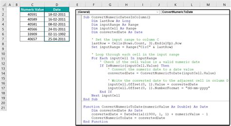 Using the CDate function in VBA