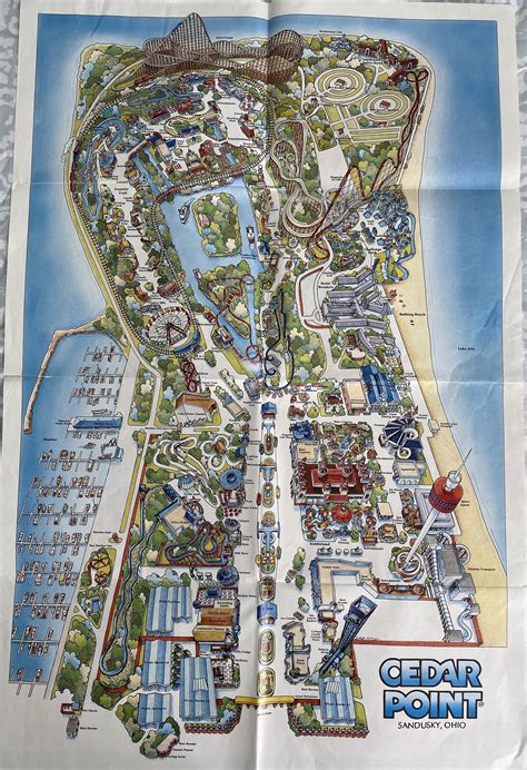 Cedar Point Map