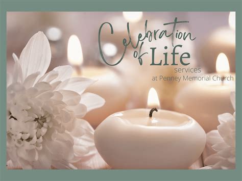 Celebration of Life Trifold Funeral Program Template