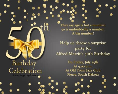 Celebration of Life 50th Birthday Invitation