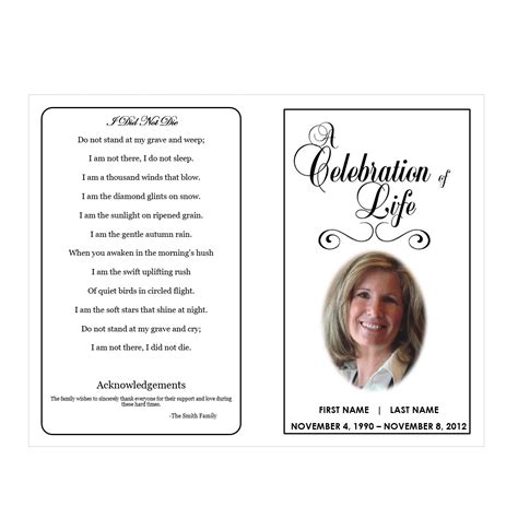 Celebration of Life Example