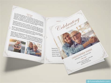 Celebration of Life Flyer Template Design