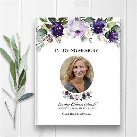 Celebration of Life Funeral Guest Book