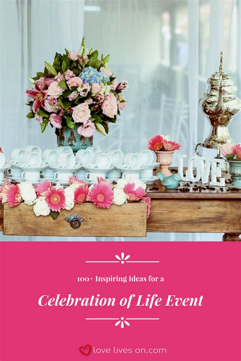 Celebration of Life Ideas