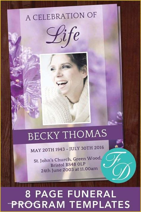 Celebration of Life Template 4