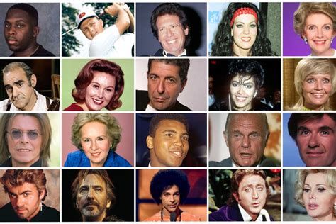 Celebrity obituaries