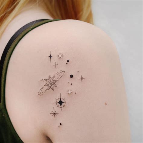 Celestial bodies tattoos