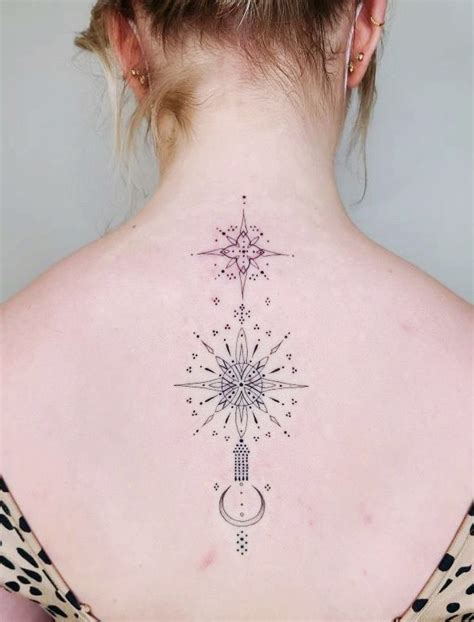 Celestial body tattoos for women