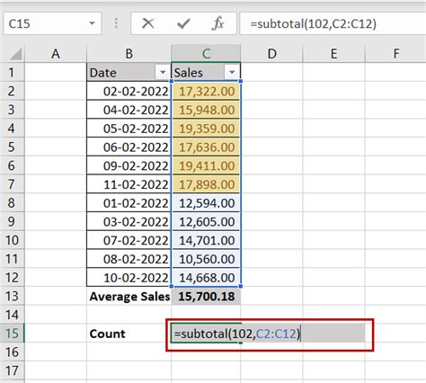 Cell Counting in Excel