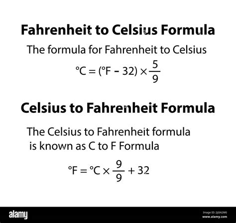 Celsius to Fahrenheit Formula Example