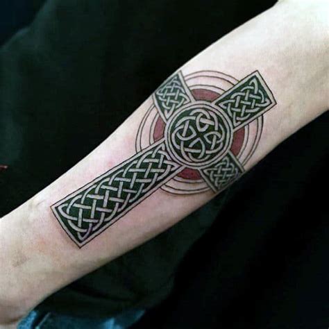 Celtic Cross Forearm Tattoo