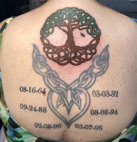 Celtic Family Tree Tattoo Designs