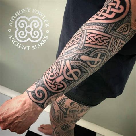 Celtic Forearm Sleeve Tattoo