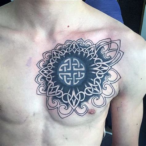 Celtic Knot Chest Tattoo