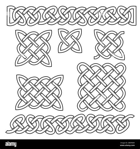 Celtic knot pattern for relief carving