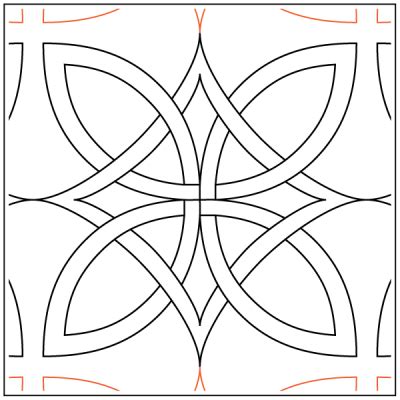 Celtic Knots Pantograph Design