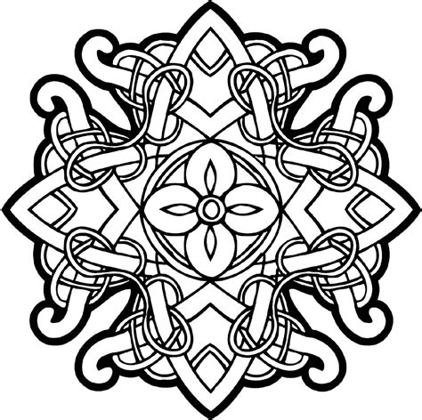 Celtic Mandala Stencil