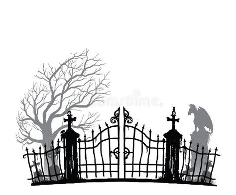 Cemetery Gates Template