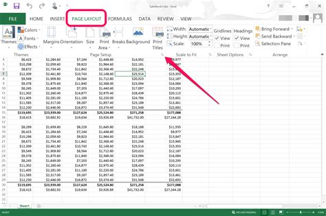 Centering a table in Excel using AutoFit feature and VBA macro