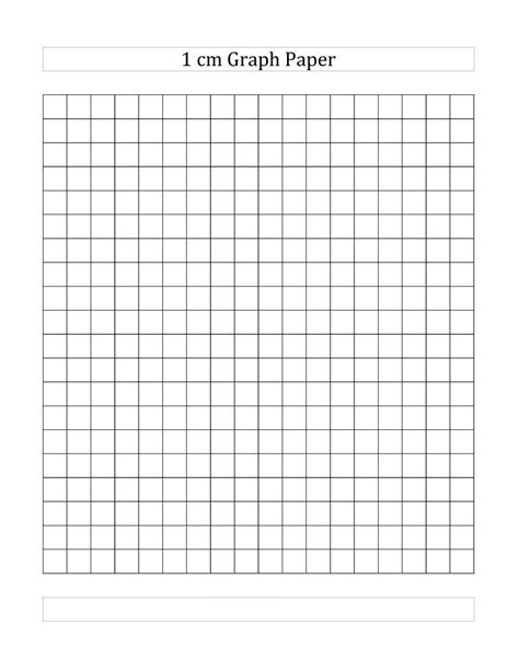 Image of centimeter graph paper printables for science