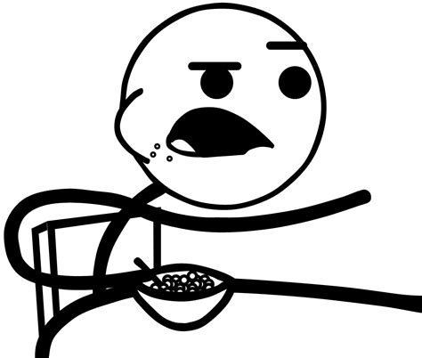 Cereal Guy frustrated