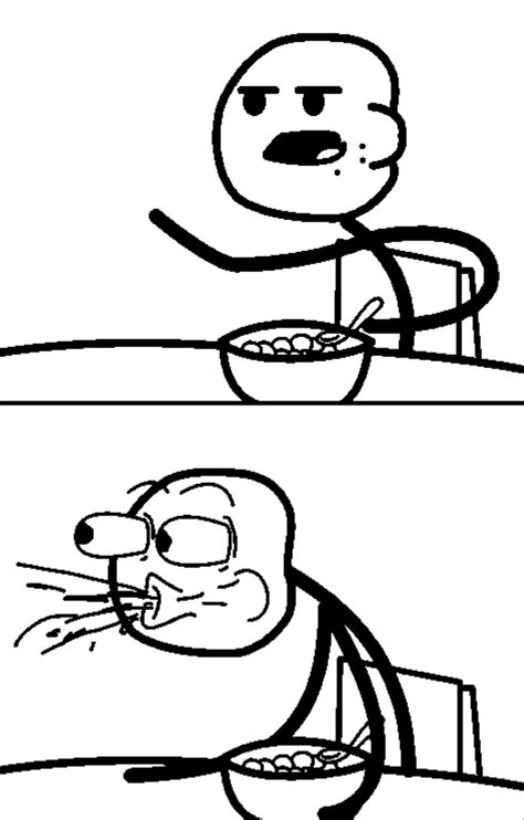 Cereal Guy meme template 1