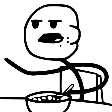 Cereal Guy with a sarcastic reaction