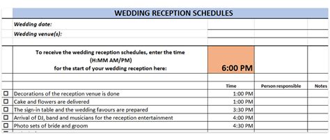 Ceremony Reception Shuttle Schedule