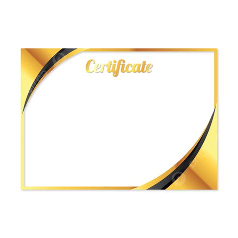 Certificate border template inspiration