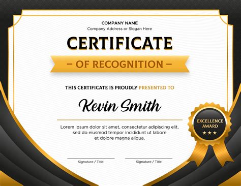 Certificate of Appreciation Template 7