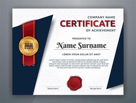 Certificate template ideas