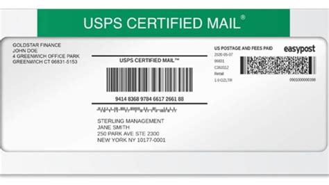 Certified mail