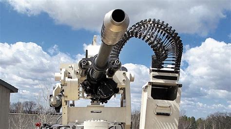 Advancements in chain gun technology, focusing on materials and electronics