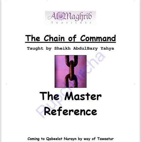 Chain of Command PDF